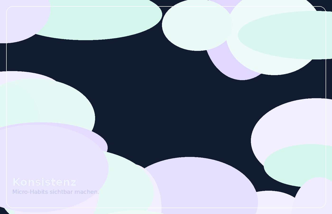 Habit-Tracker auf Papier